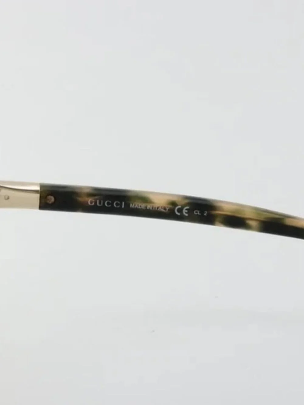 GUCCI Sunglasses plastic Brown Auth 179325A